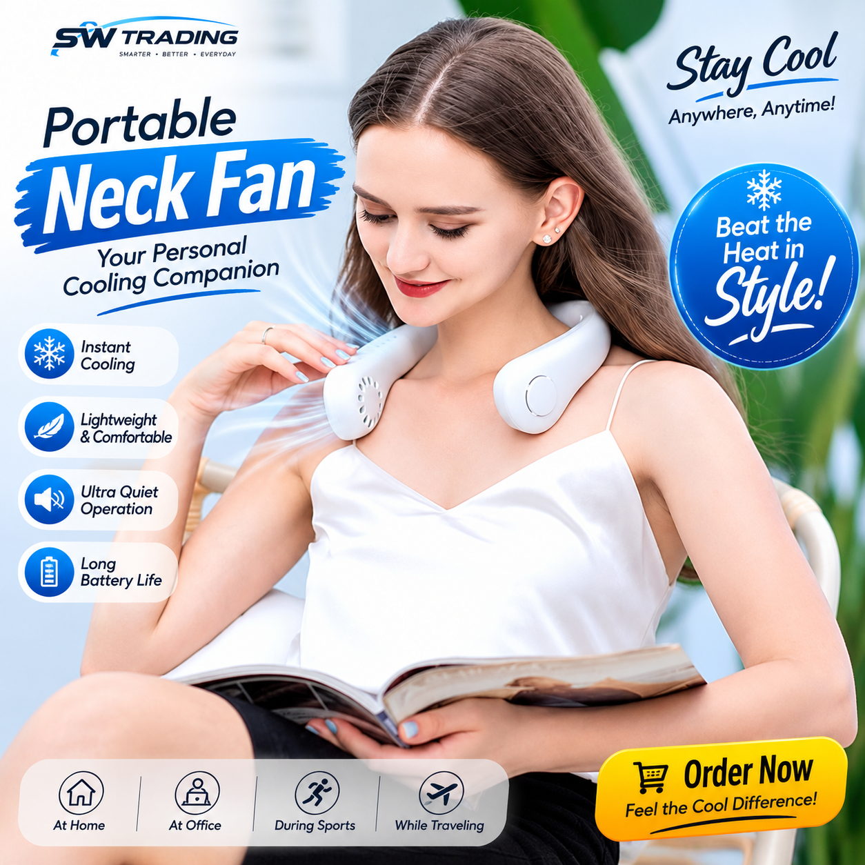 Neck fan.